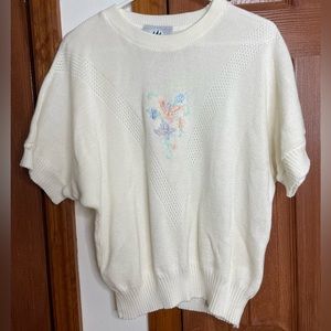 Vintage embroidered sweater